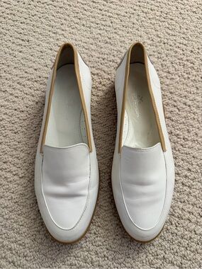 Walter Genuin Women’s White Penny Leather Golf Shoes- Size EU 38.5/US 8